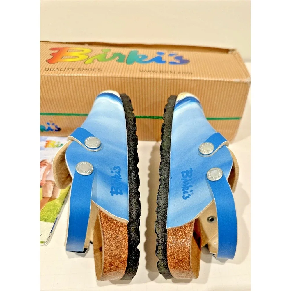 Birkenstock Birki's Kids EU 27 US C9 Narrow Kay Clog Birko-Flor Lighthouse Shoes